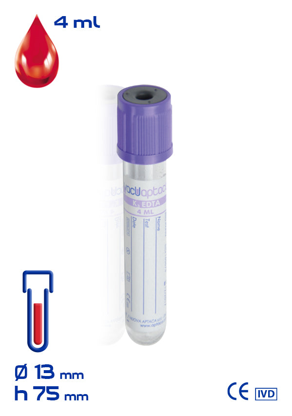 VacuAptaca – Provetta Sottovuoto 13×75 Mm – 4 Ml