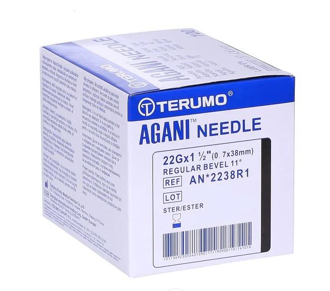 Aghi Ipodermici TERUMO 22G – 0,7x38mm