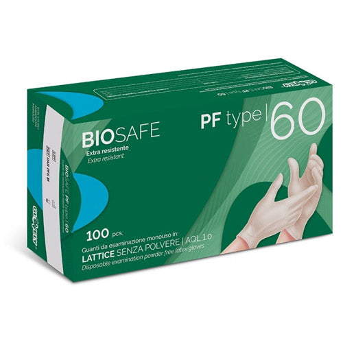 Guanti Biosafe Type 60 - Lattice - Senza Polvere