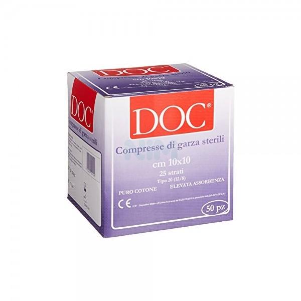Compresse garza sterile 10x10cm