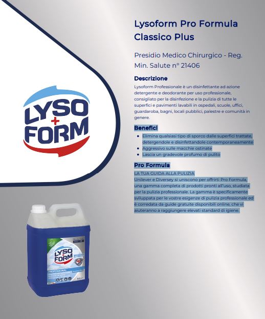 Lysoform Professionale 5L