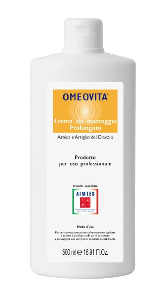 Omeovita crema massaggio Arnica e Artiglio del diavolo 500ml