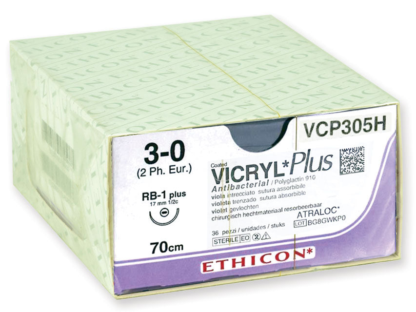SUTURA VICRYL PLUS 3/0