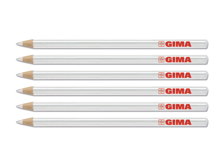 MATITA DERMATOLOGICA GIMA - bianca - 6 pz.