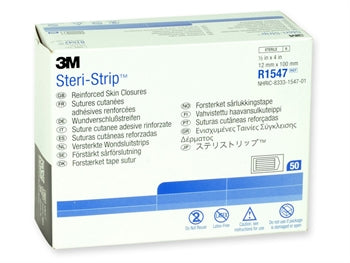 3M STERI-STRIP™ STRISCE PER SUTURA STERI-STRIP RINFORZATI Con rinforzi longitudinali in poliestere, per maggiore resistenza, minor rischio di infezioni e cicatrici e migliori risultati estetici. /Strisce per sutura adesive costituite da un supporto in non tessuto rivestito da adesivo ipoallergenico sensibile alla pressione, sterili, traspiranti e confortevoli.