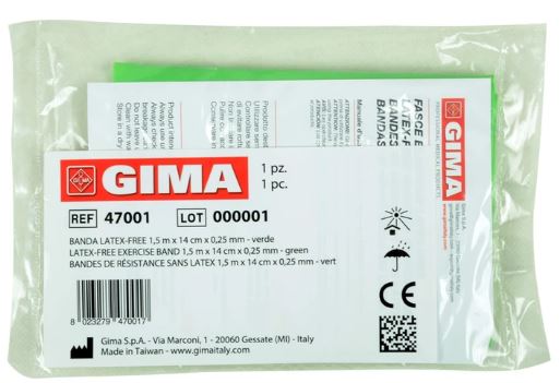 Fascia Elastica di Resistenza Verde 1,5m - Latex Free image 2