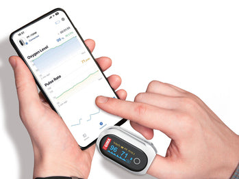 Pulsoximetro Bluetooth Ricaricabile OXY-8 image 2