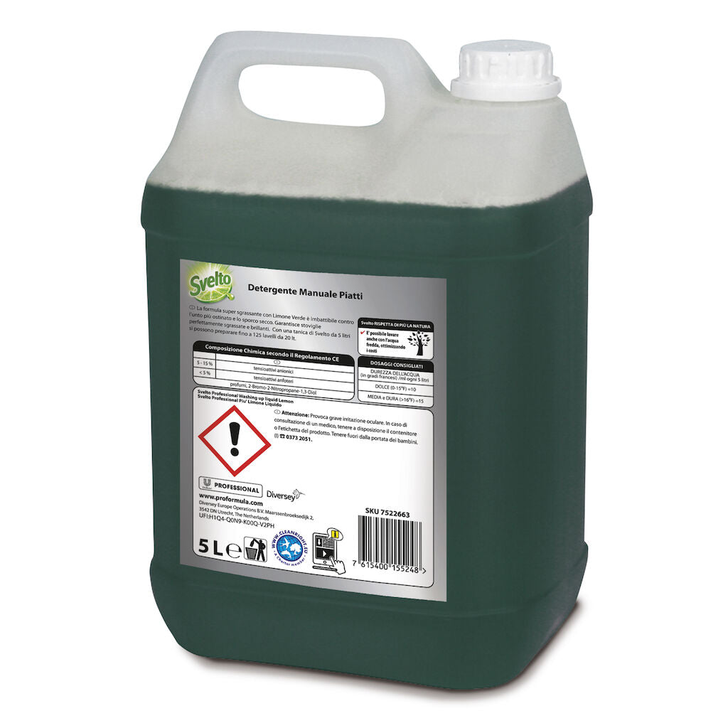 Svelto Liquido Più Limone 5L