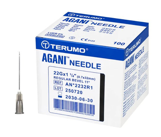 Aghi Ipodermici TERUMO 22G - 0,7x32mm