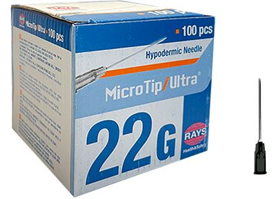 Ago Ipodermico Sterile RAYS - 22G (Conf. 100pz.)