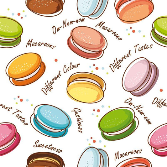 Cappellino chirurgico - fantasia Macarones - M