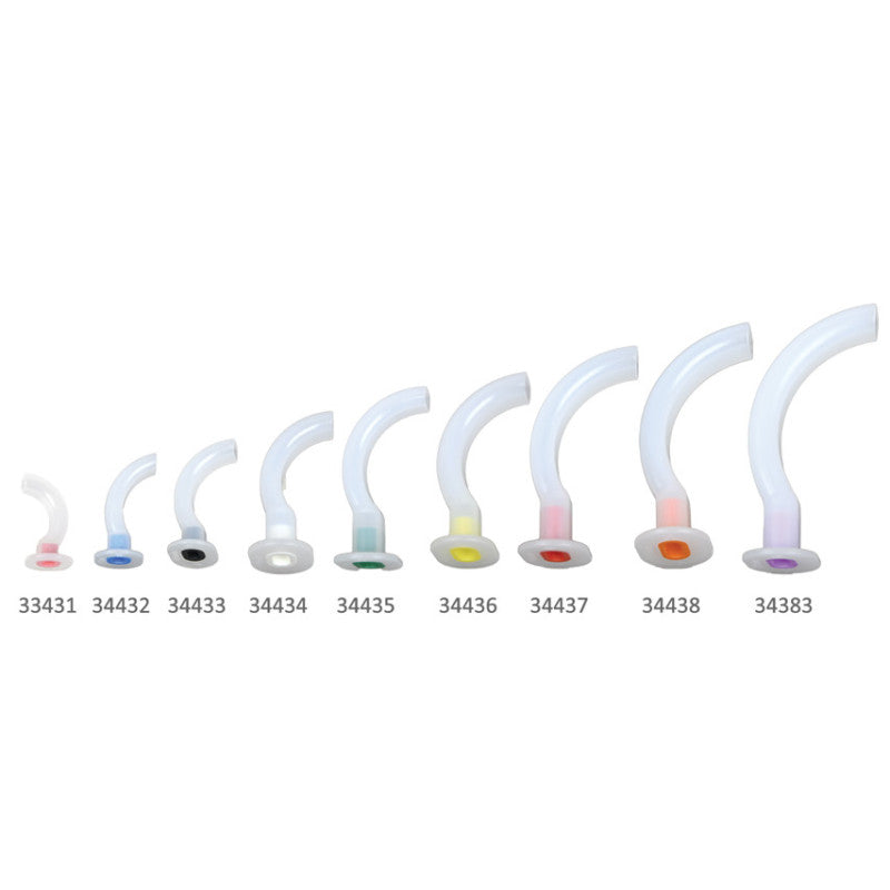 Cannula di Guedel 100 mm - adulti medio 4 (rosso) 1 pz.