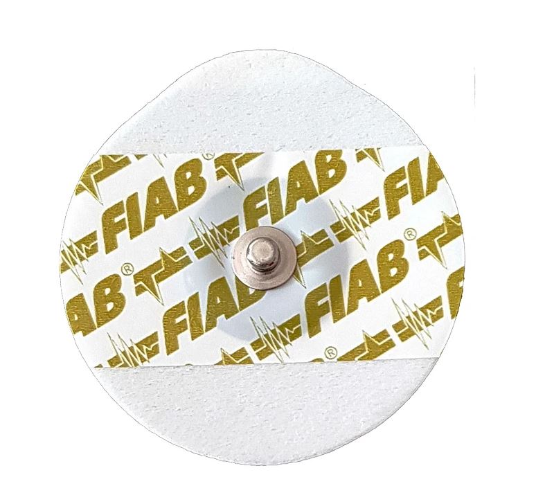 Elettrodi Monouso Fiab F9060 in Foam per ECG - Ovali 50 x 48mm - Conf. 50 pezzi
