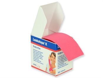 Leukotape K-Tape Neuromuscolare Rosa 5m x 5cm