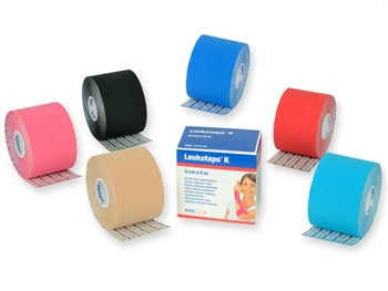 Leukotape K - Tape Neuromuscolare Nero 5m x 5cm