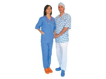 Pantaloni Cotone - azzurri - XS