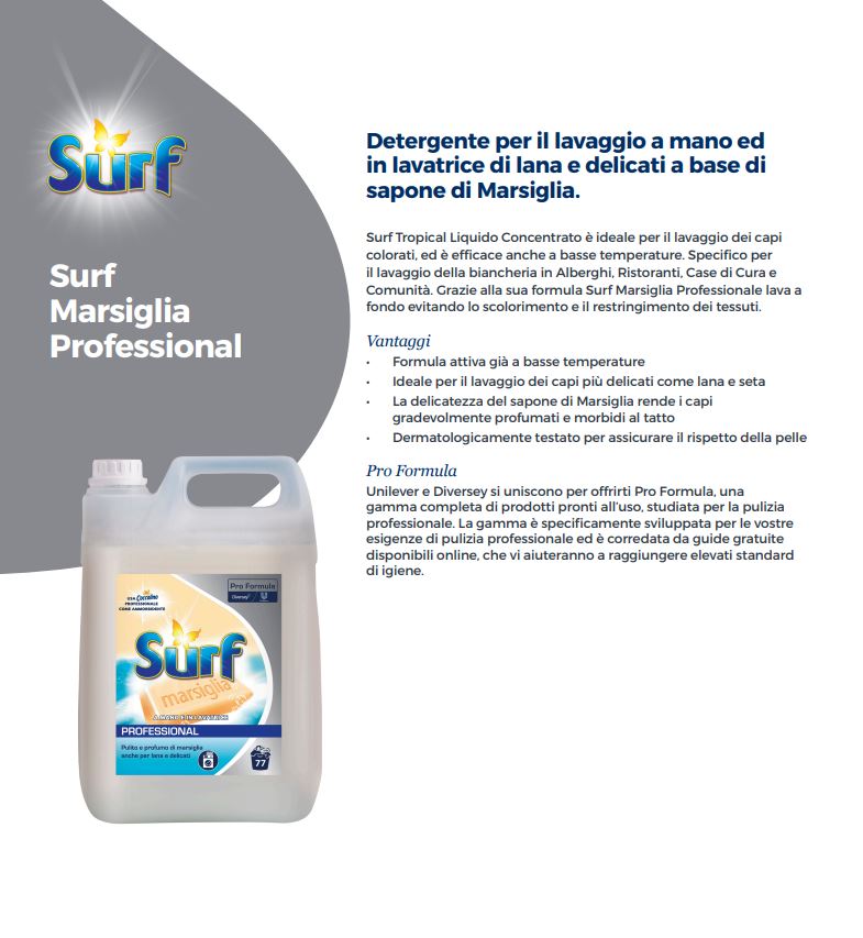 Surf Marsiglia Detersivo Liquido 5L