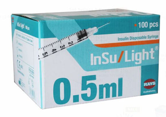 Siringa Monouso per Insulina 0,5ml - 30G