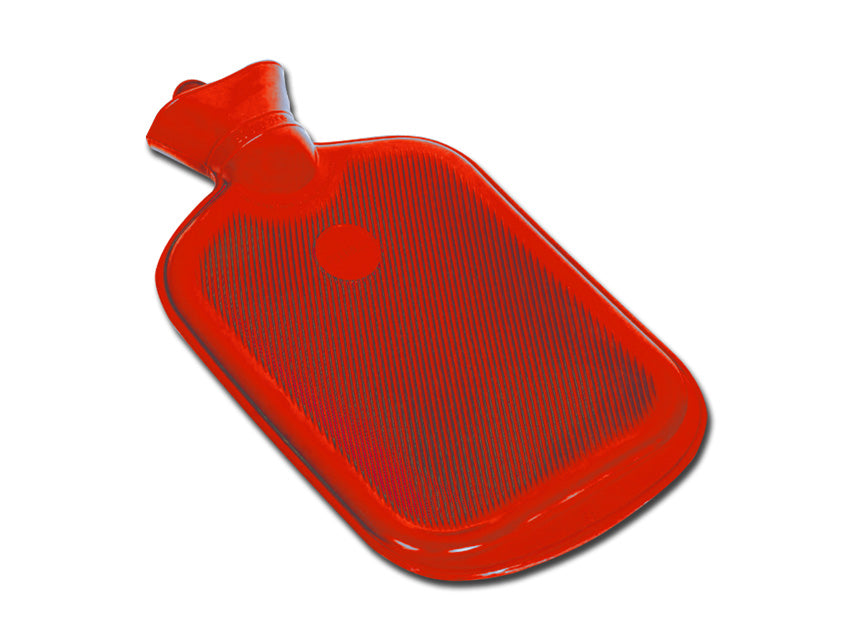 Borsa acqua calda bilamellata rossa - 2 l