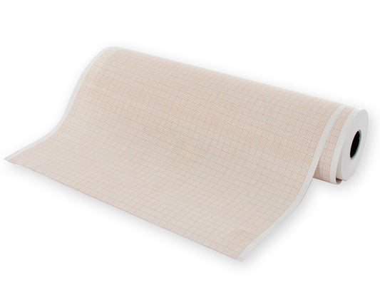 Carta termica ECG 210x30 mmxm - rotolo griglia arancio - 5 pz.