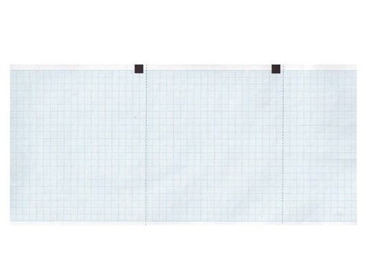 Carta termica ECG 120x18 mmxm - rotolo griglia blu - 10 pz.