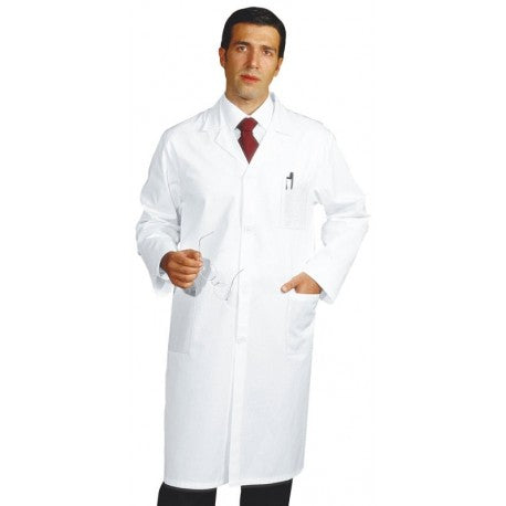 CAMICE MEDICO BIANCO - BIG SIZE - 100% COTONE - XXXL
